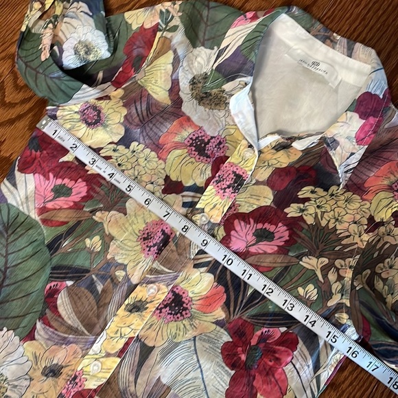 Jean Pierre Klifa PARIS Alice’s Garden Parktown button down shirt long sleeve XS - Picture 11 of 14